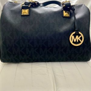 Michael Kors Black signature satchel